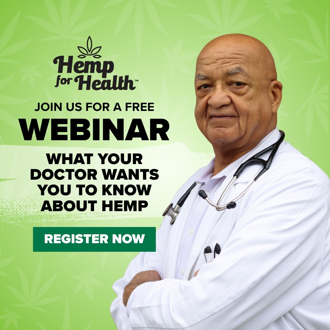Webinar: What Your Doctor Wants You to Know About Hemp | You're Invited to Attend | 2026 | Dr. Garth O. Vaz